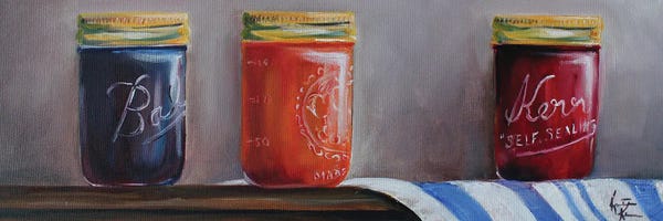 Food & Drink Still Life: Jelly Jars by Kristine Kainer