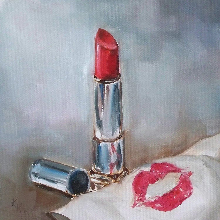 Lipstick Kiss by Kristine Kainer wall art
