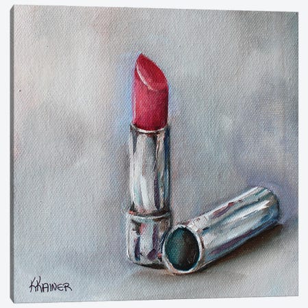 Lipstick Canvas Print #KKN48} by Kristine Kainer Art Print