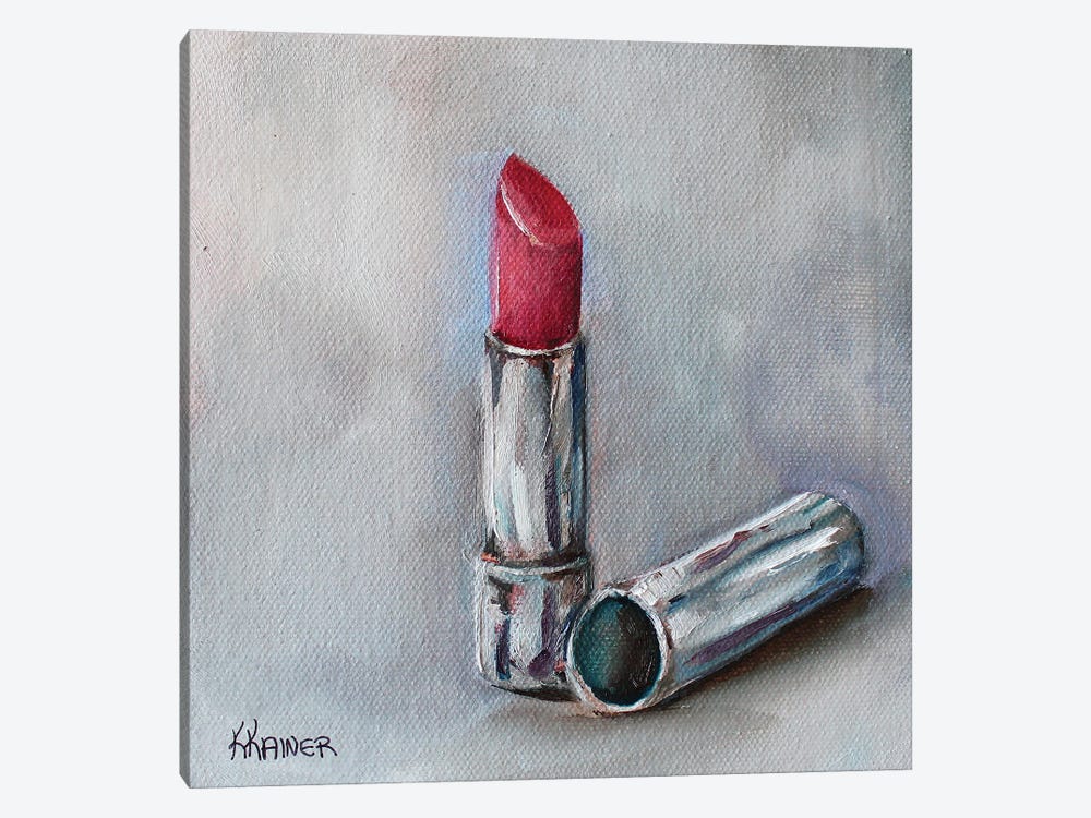 Lipstick by Kristine Kainer 1-piece Canvas Art