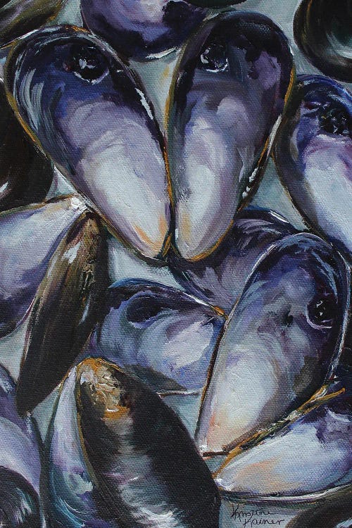 Mussel Shells by Kristine Kainer wall art
