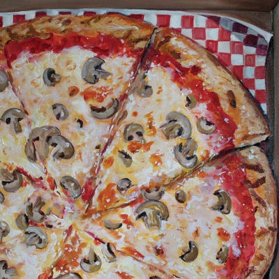 Pizza Night by Kristine Kainer canvas print