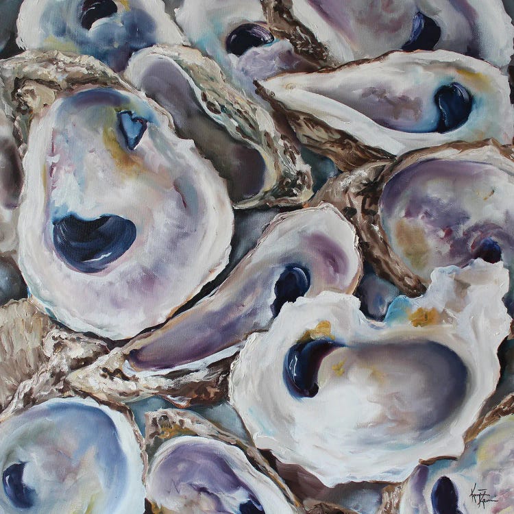 Gulf Oysters by Kristine Kainer canvas print