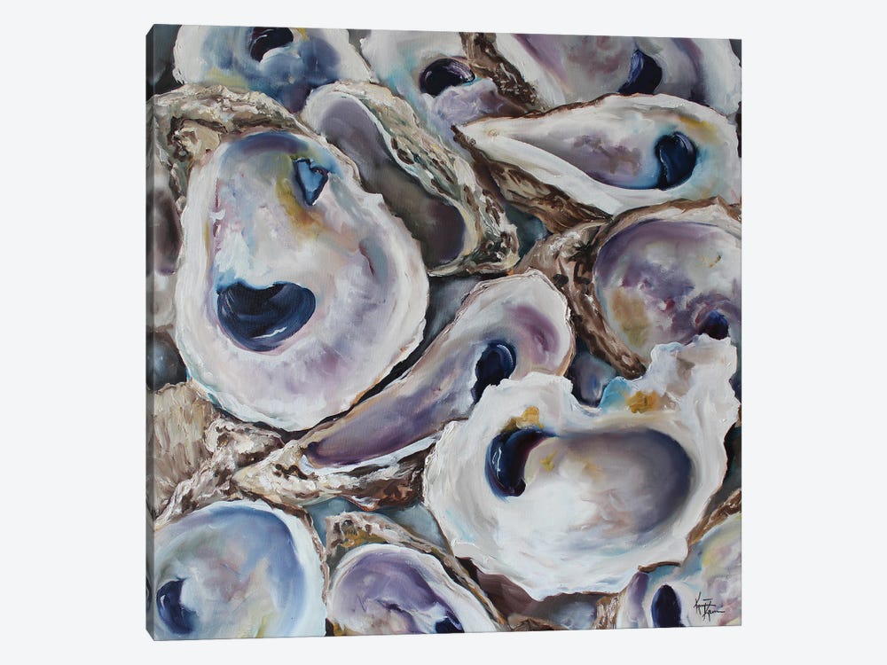 Gulf Oysters by Kristine Kainer 1-piece Canvas Artwork