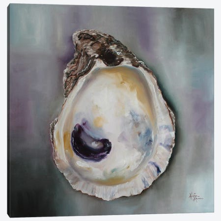 Oyster Shell Canvas Print #KKN6} by Kristine Kainer Canvas Art