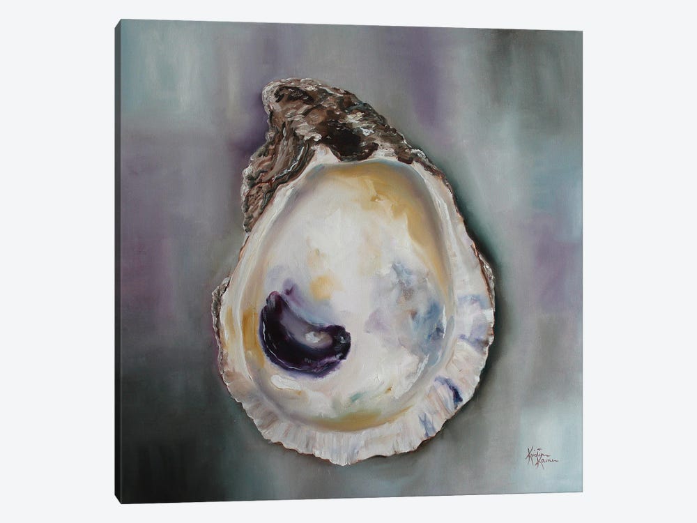 Oyster Shell by Kristine Kainer 1-piece Canvas Art Print