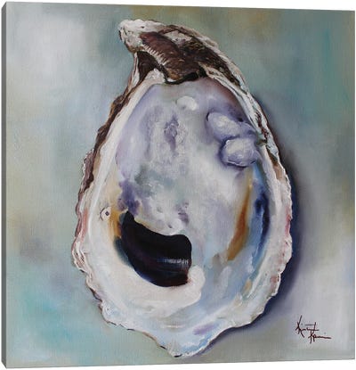 New England Oyster Canvas Art Print - Seafood