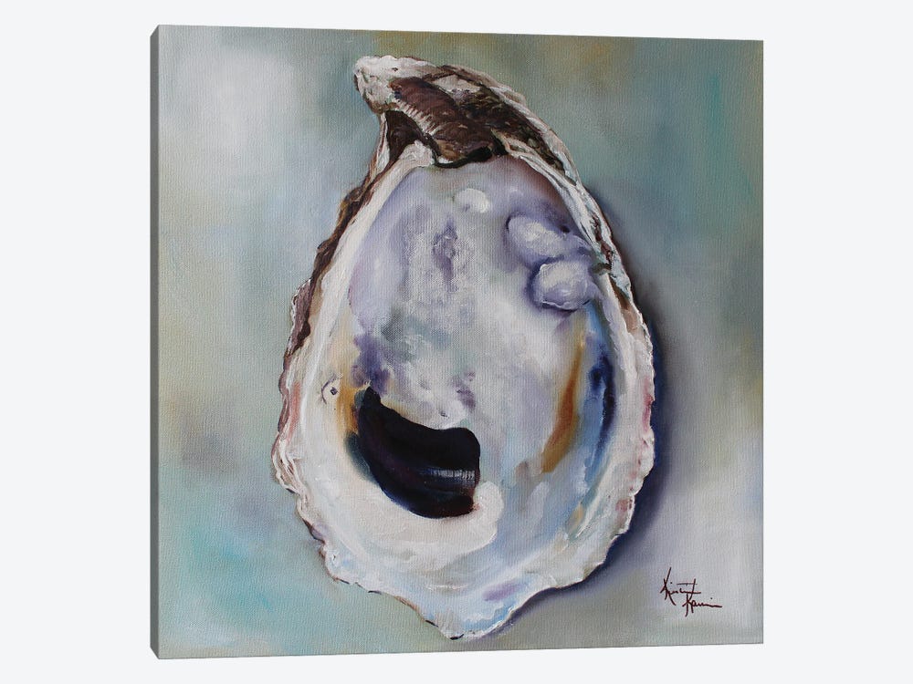 New England Oyster by Kristine Kainer 1-piece Canvas Wall Art