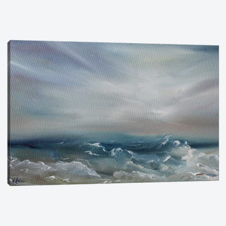 The Fathomed Sea Canvas Print #KKN75} by Kristine Kainer Canvas Print