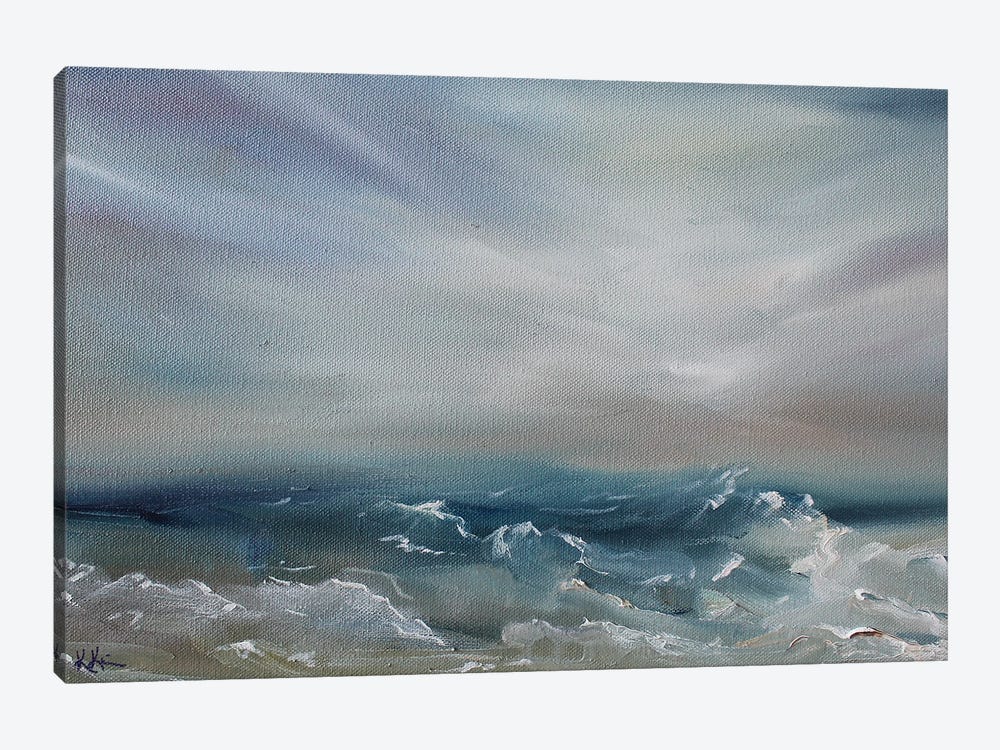 The Fathomed Sea by Kristine Kainer 1-piece Canvas Wall Art