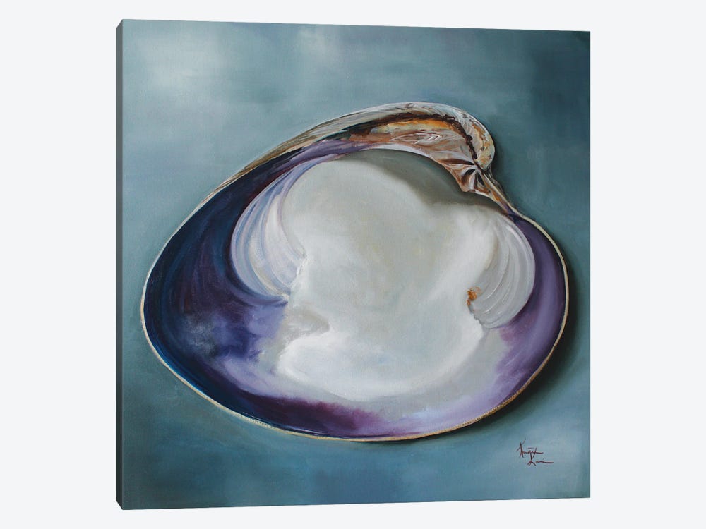 Clam Shell by Kristine Kainer 1-piece Art Print