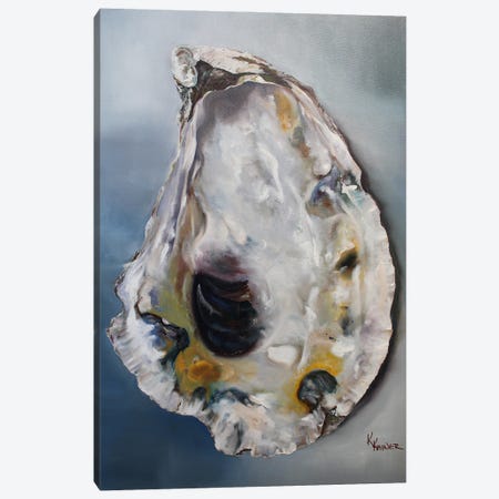 Barnstable Oyster Shell Canvas Print #KKN88} by Kristine Kainer Art Print