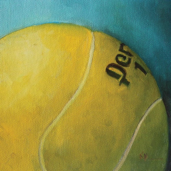Photorealism: Tennis Ball by Kristine Kainer