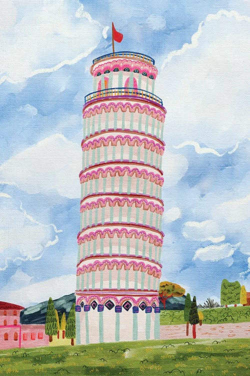 Leaning Tower Of Pisa by Kartika Paramita wall art