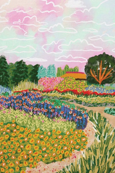 Kartika Paramita: Garden At Dusk by Kartika Paramita