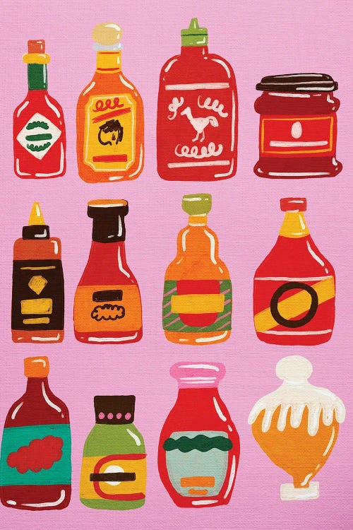 Hot Sauce Pink by Kartika Paramita wall art