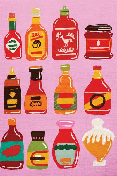 Simple Pleasures: Hot Sauce Pink by Kartika Paramita