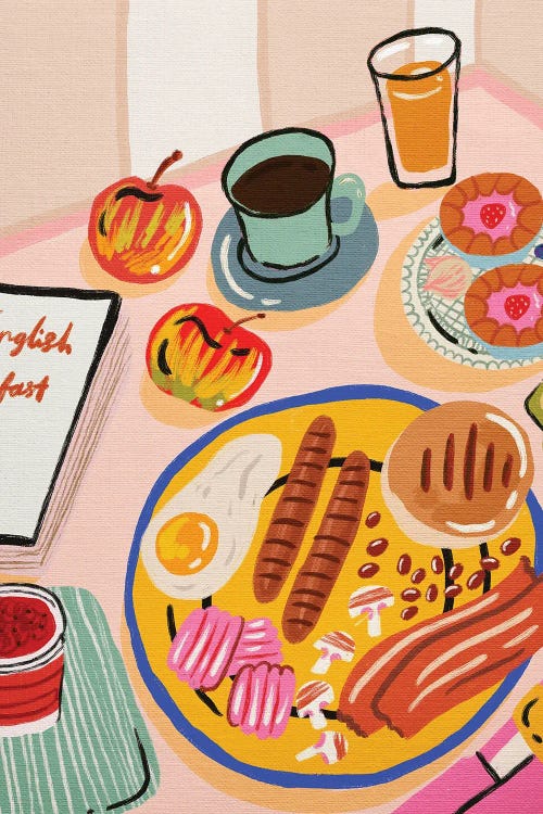 English Breakfast by Kartika Paramita wall art