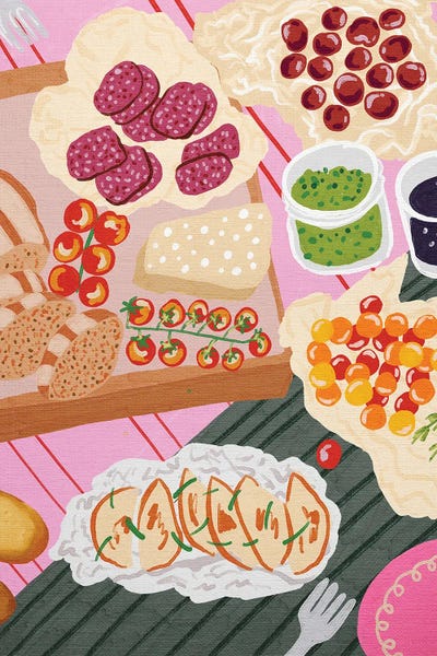 Dairy: Picnic Charcuterie Board by Kartika Paramita