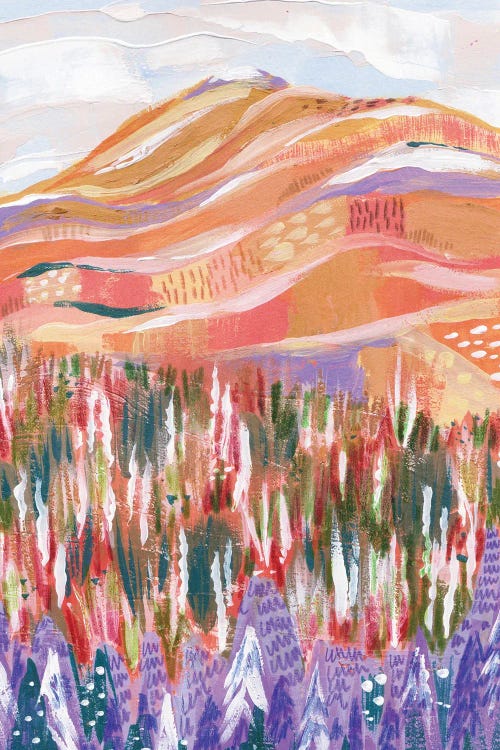 Colorful Mountain (Deep Dawn) by Kartika Paramita wall art
