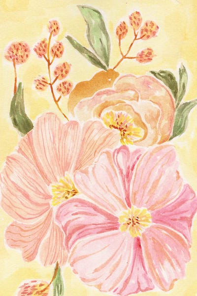 Pastelia by Kartika Paramita framed canvas print