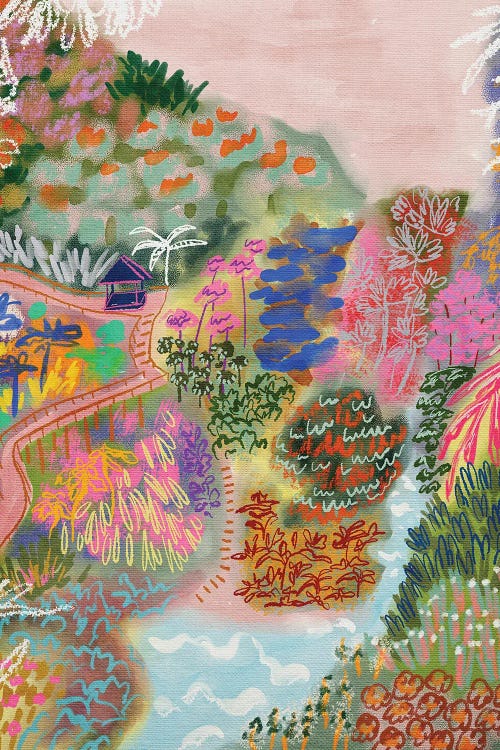Ubud River by Kartika Paramita wall art