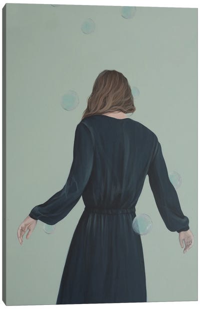 Suddenly There Was Silence Canvas Art Print - Karoline Kroiss