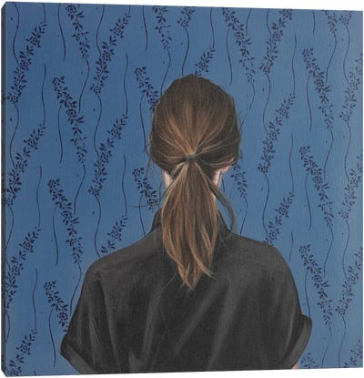 Back Portrait With Pattern Canvas Art Print - Karoline Kroiss