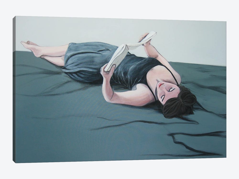 Girl Reading V by Karoline Kroiss 1-piece Art Print