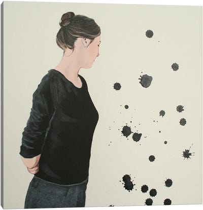 Dots Canvas Art Print - Karoline Kroiss