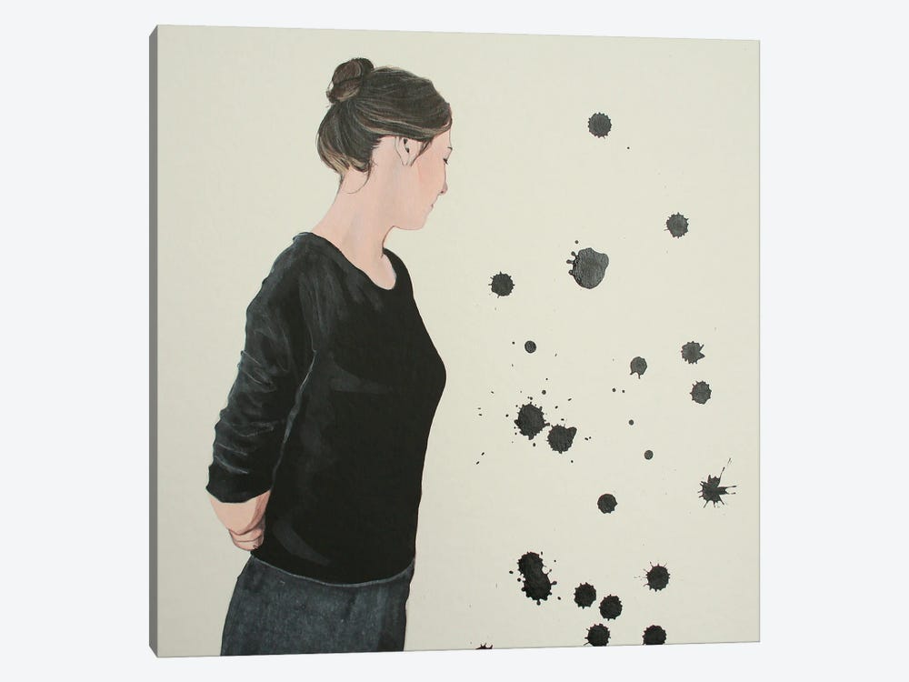 Dots by Karoline Kroiss 1-piece Canvas Art Print