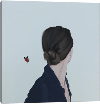 Butterfly XIV Canvas Art Print - Karoline Kroiss