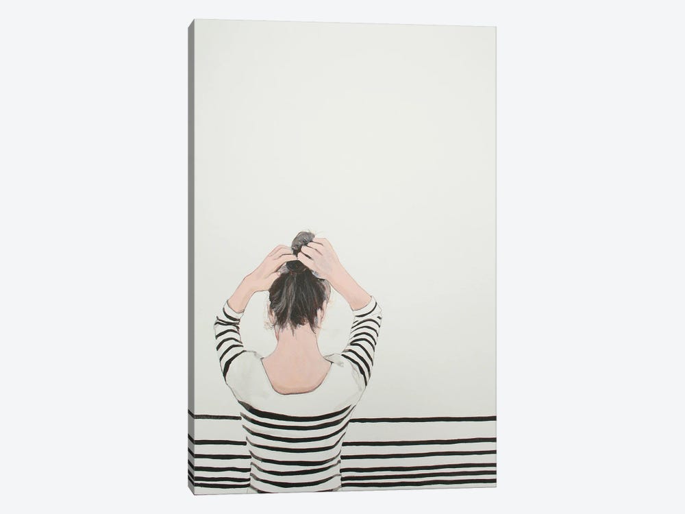 Striped Shirt by Karoline Kroiss 1-piece Canvas Art Print