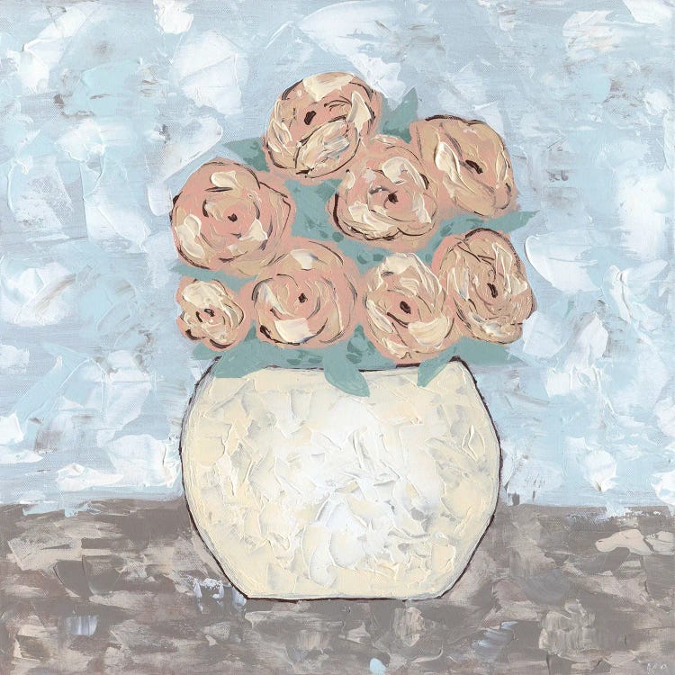 Sketchy Floral Vase by Kathleen Bryan wall art