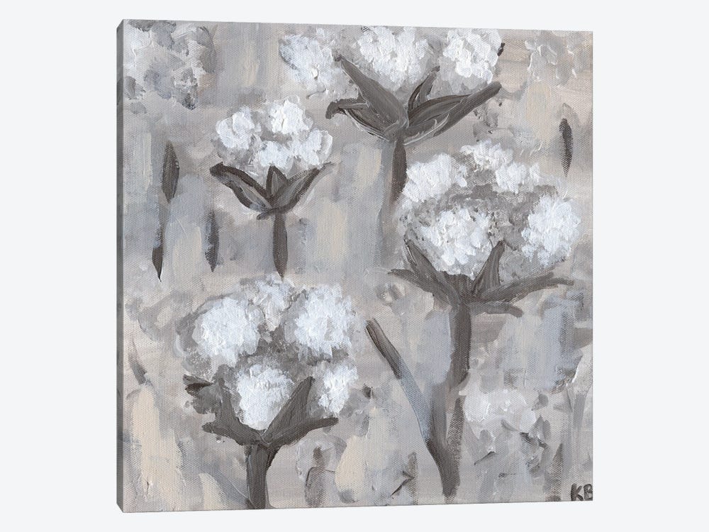 Cotton Stalks I by Kathleen Bryan 1-piece Canvas Art