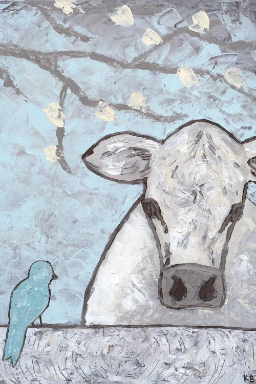 Farm Sketch Cow Pen by Kathleen Bryan wall art