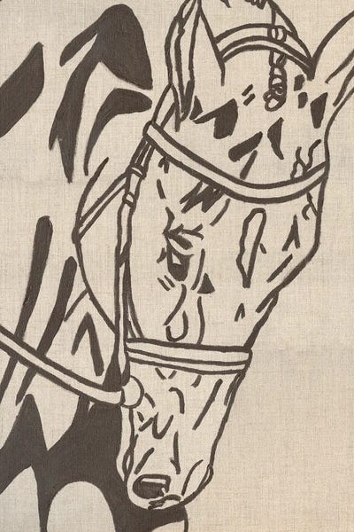 Kathleen Bryan: Farm Sketch Horse by Kathleen Bryan