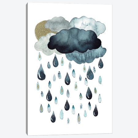 Rainclouds Canvas Print #KLC63} by Kate Rebecca Leach Canvas Print
