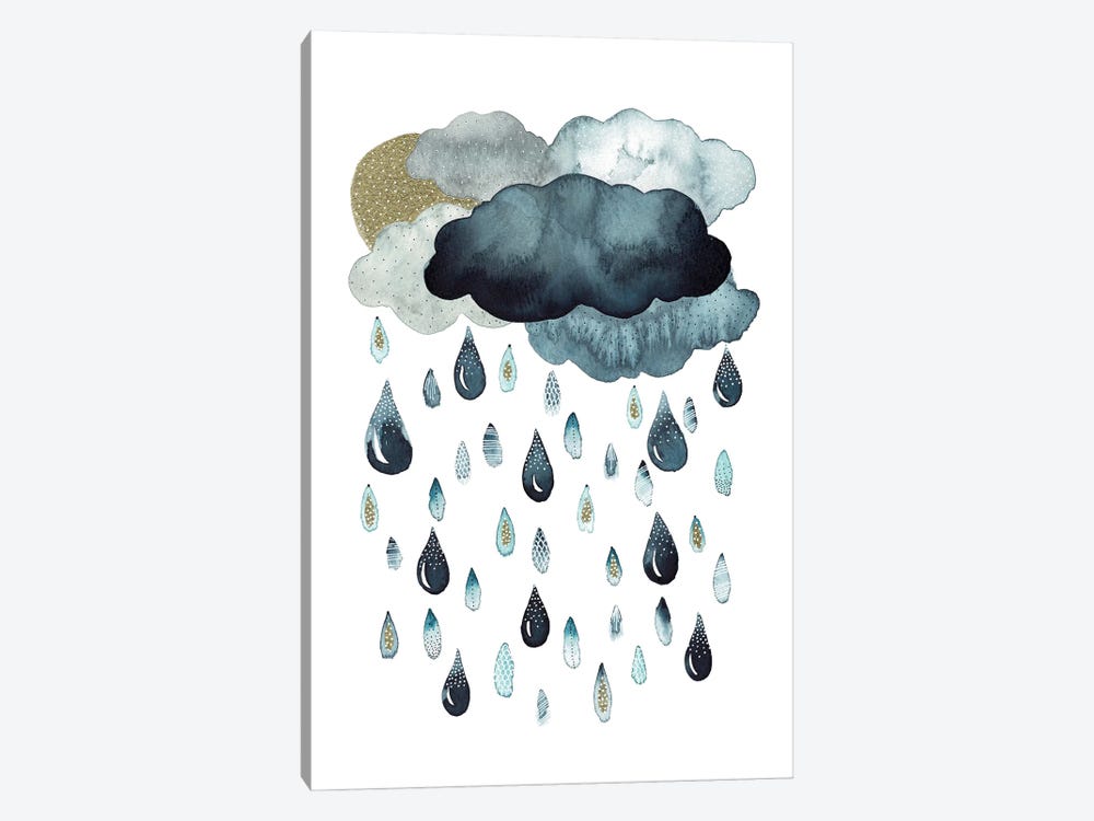 Rainclouds by Kate Rebecca Leach 1-piece Canvas Artwork
