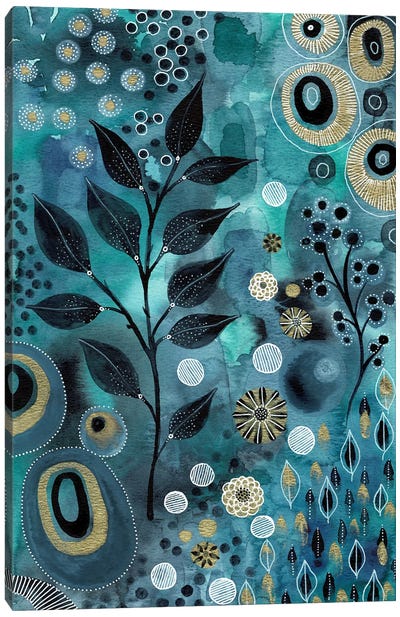 Underwater World I Canvas Art Print - Kate Rebecca Leach