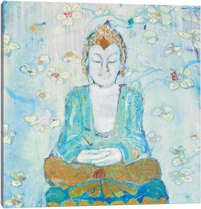 Buddha Square Canvas Art Print - Kellie Day
