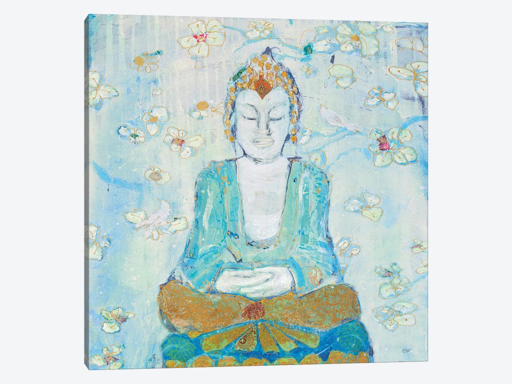 Buddha Square by Kellie Day 1-piece Canvas Art