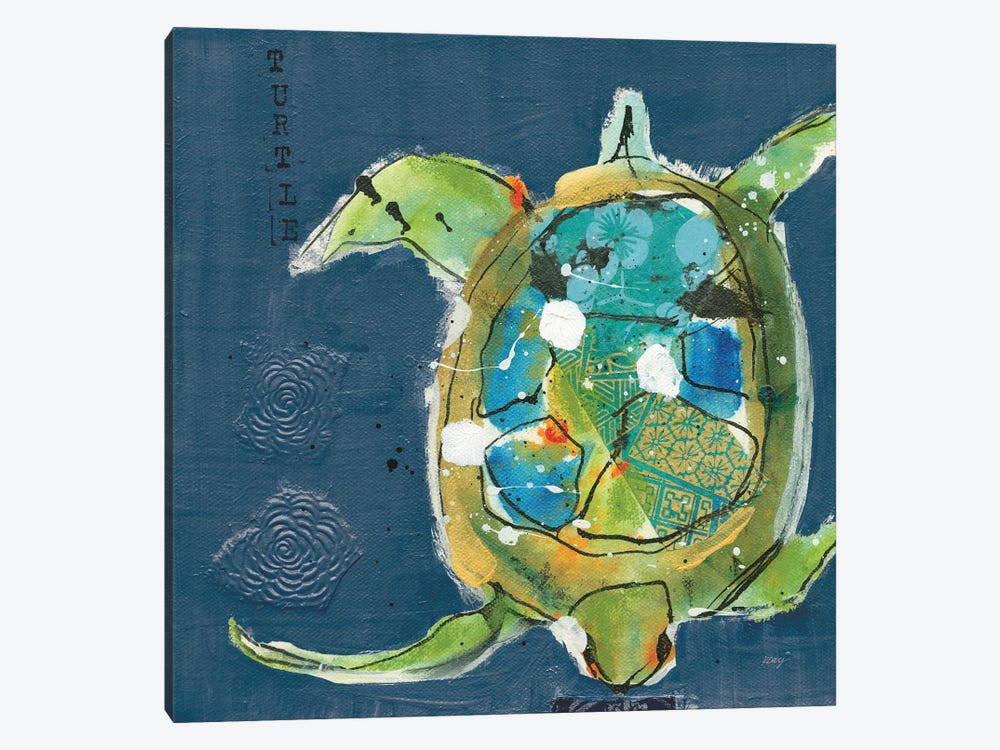 Chentes Turtle II by Kellie Day 1-piece Canvas Print
