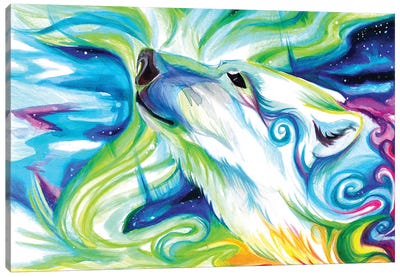 Polar Bear Canvas Art Print - Katy Lipscomb