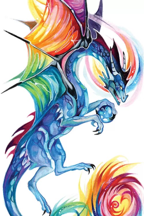 Rainbow Dragon Flight