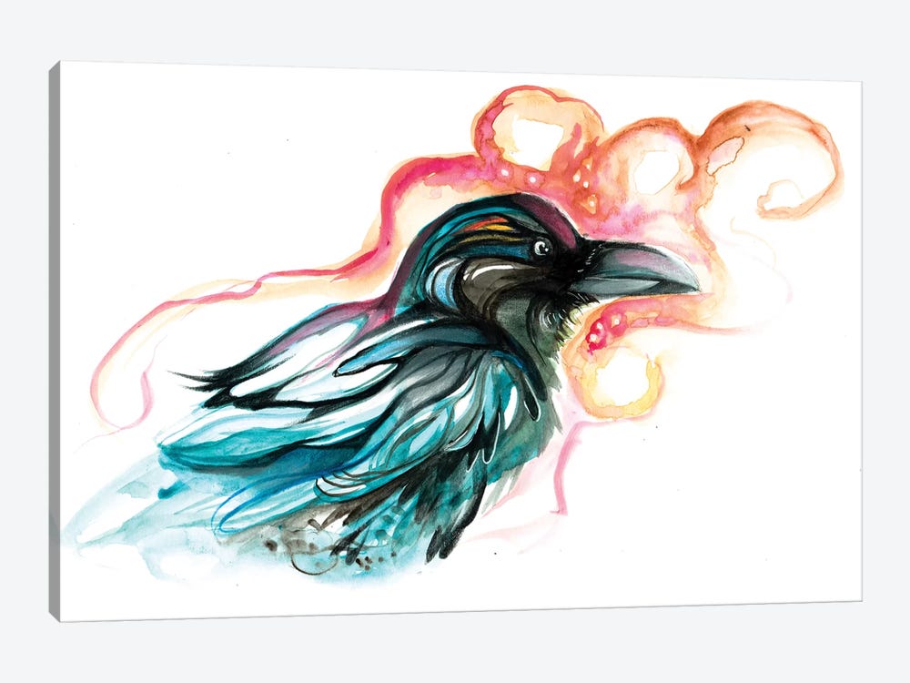 Raven III by Katy Lipscomb 1-piece Canvas Wall Art