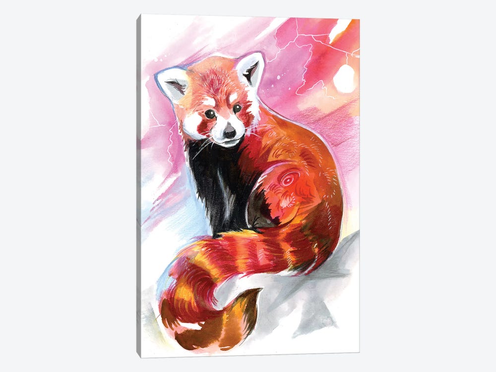 Red Panda by Katy Lipscomb 1-piece Canvas Print