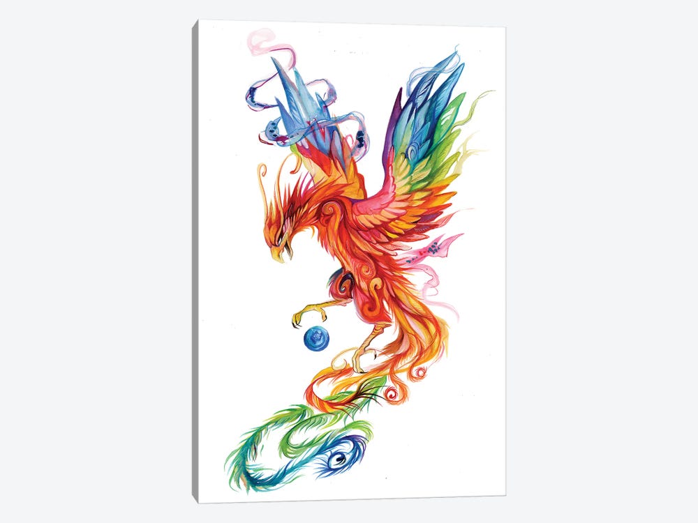 Regal Phoenix by Katy Lipscomb 1-piece Canvas Art