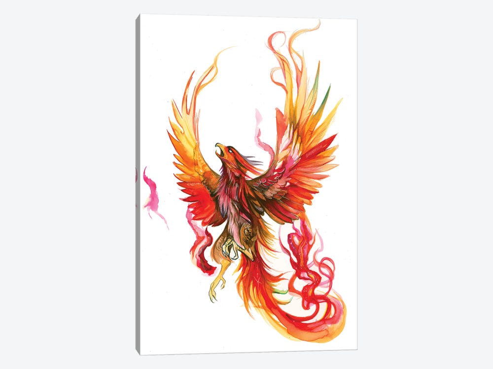 Rise of The Phoenix by Katy Lipscomb 1-piece Canvas Artwork