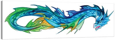 Sea Serpent Canvas Art Print - Katy Lipscomb